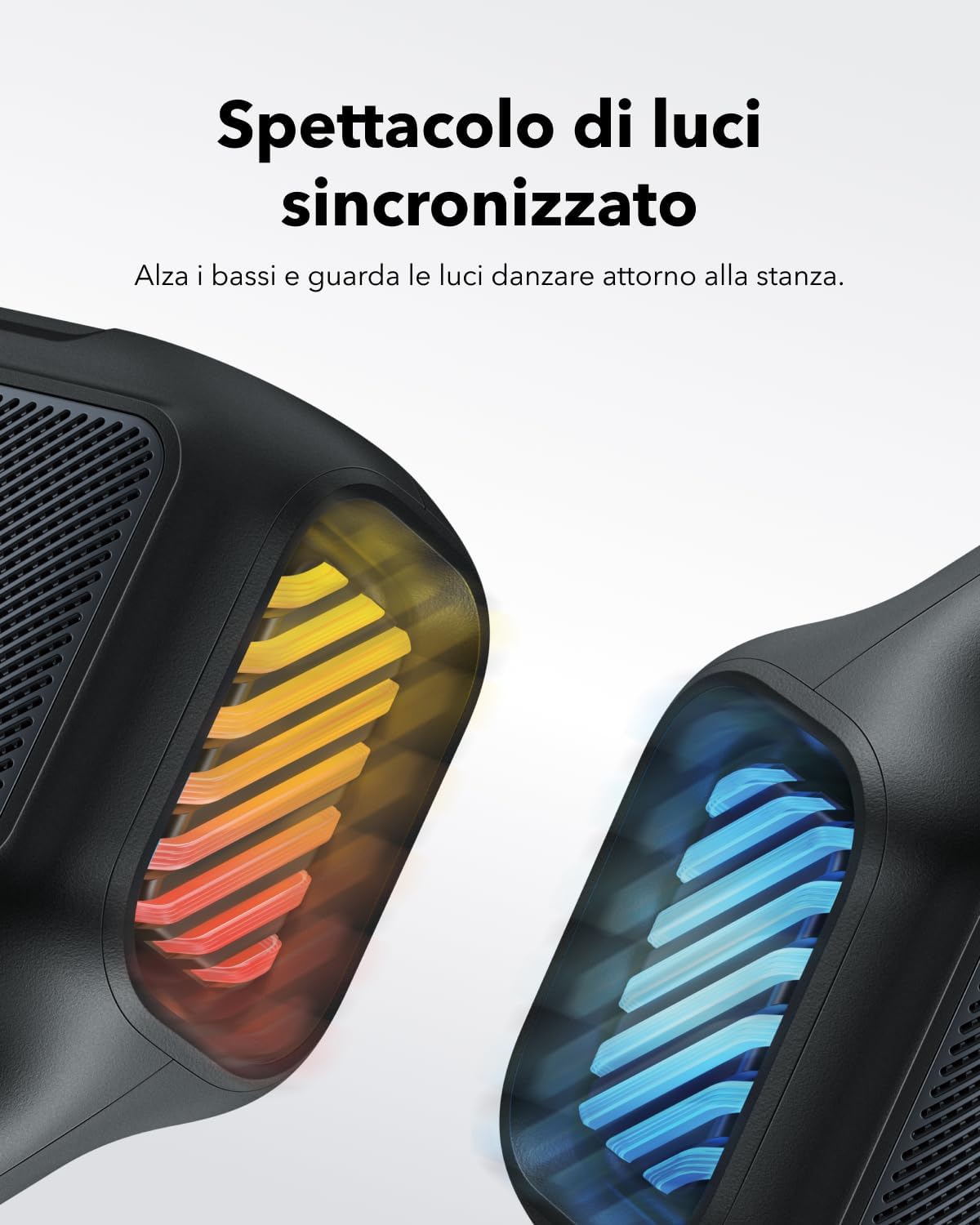 Soundcore Cassa Bluetooth Portatile Boom 2, 80W Booming Sound con Subwoofer e BassUp 2.0, 24H, IPX7, Luce LED, USB-C, EQ Personalizzato, per Esterni, Campeggio Spiaggia e Giardino