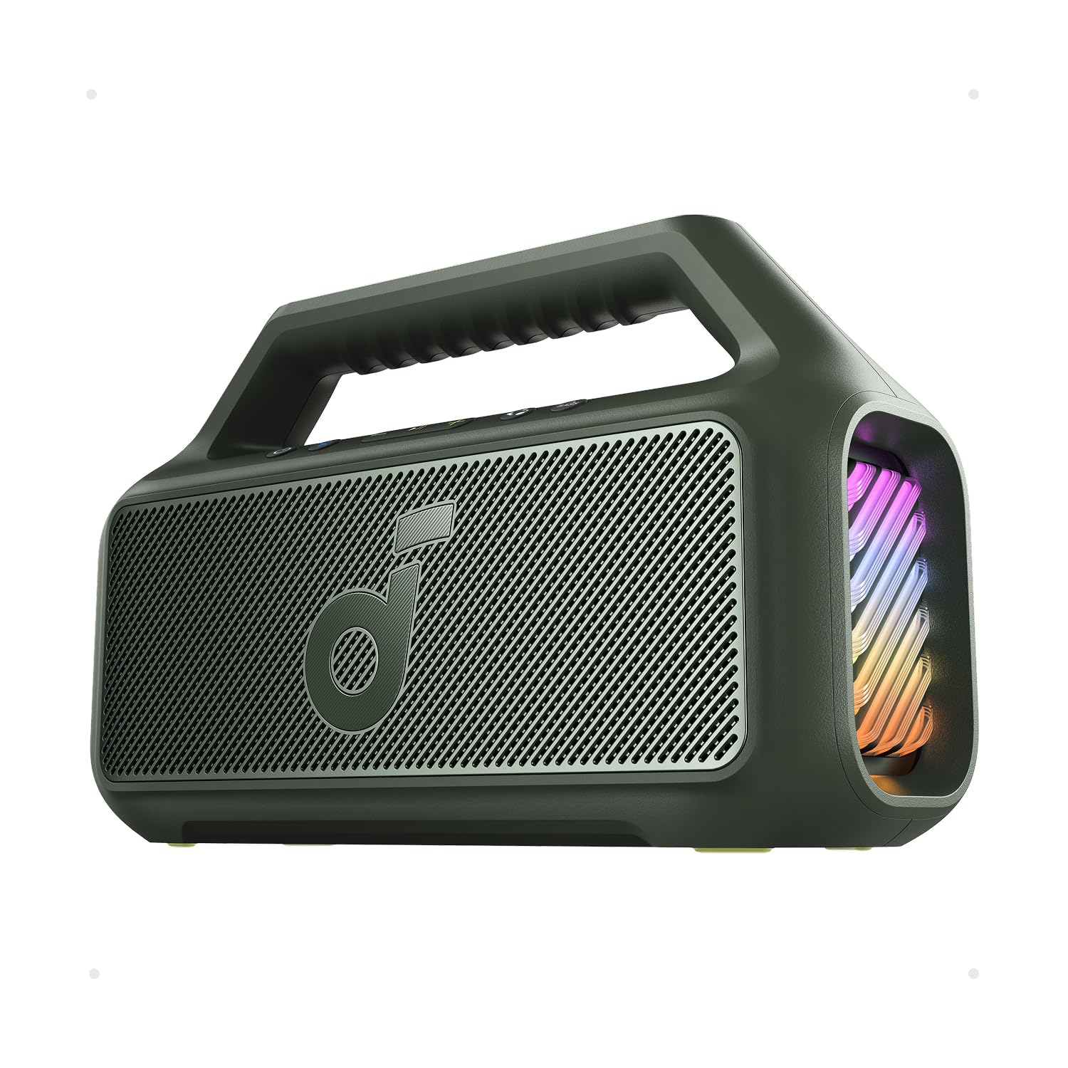 Soundcore Cassa Bluetooth Portatile Boom 2, 80W Booming Sound con Subwoofer e BassUp 2.0, 24H, IPX7, Luce LED, USB-C, EQ Personalizzato, per Esterni, Campeggio Spiaggia e Giardino
