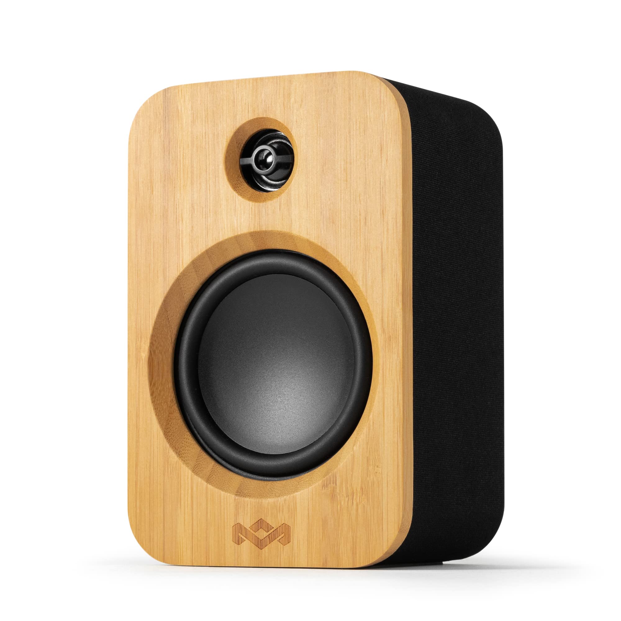 Marley Casse House of Get Together Duo da Libreria - Casse Bluetooth con Ingresso AUX, Compatibili con Giradischi e Vinili - Altoparlanti Libreria Attivi ad Alta Definizione, Design Sostenibile